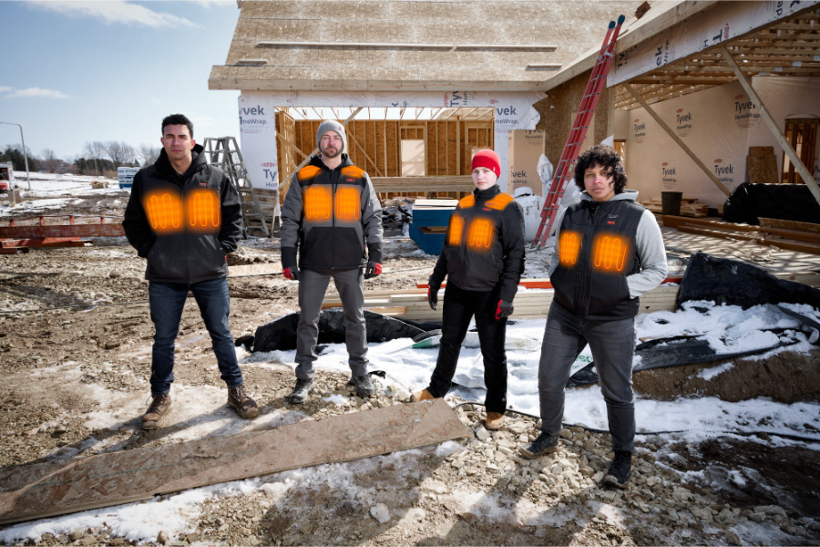 Comment rester au chaud sur le chantier cet hiver: nouveaux vêtements chauffants Milwaukee 2023