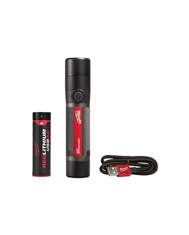 LAMPE DE POCHE USB, DEL 800 LUMENS       - 2160-21