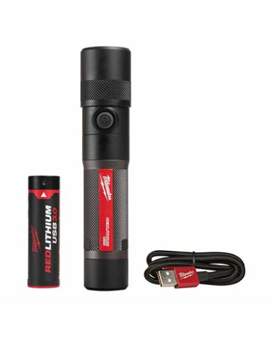 LAMPE DE POCHE USB, DEL 1100 LUMENS