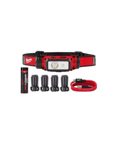 LAMPE FRONTALE USB 600 LUMENS            - 2163-21