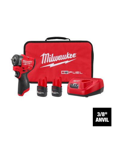CLÉ À CHOC 3/8" M12 FUEL AVEC ANNEAU     - 3049-22