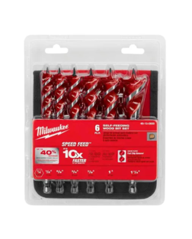 ENS 6 MÈCHES À BOIS SPEED FEED 6-1/2"    - 48-13-0600