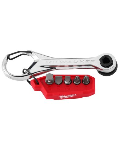 7-EN-1 MINI RATCHET EMBOUTS-MULTIPLE MIL - 48-22-2950