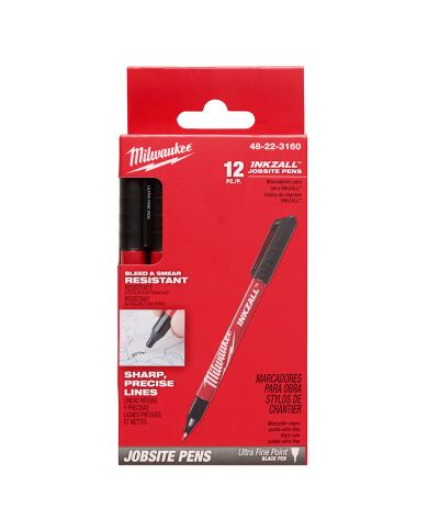 MARQUEUR NOIR POINTE ULTRA FINE 12 MCX   - 48-22-3160