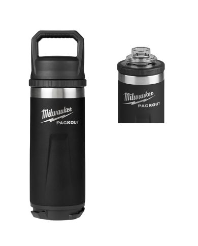 BOUTEILLE 18OZ ISOLÉE PACKOUT NOIR       - 48-22-8382B