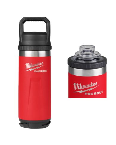BOUTEILLE 18OZ ISOLÉE PACKOUT ROUGE      - 48-22-8382R