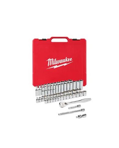 ENS DOUILLES & ROCHET 3/8" SAE/MÉT 56 PC - 48-22-9008