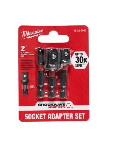 ADAPTATEUR HEX POUR DOUILLES SHOCKWAVE   - 48-32-5033