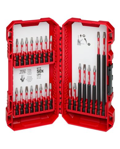 ENSEMBLE D'EMBOUTS SHOCKWAVE, PQT:24     - 48-32-5126