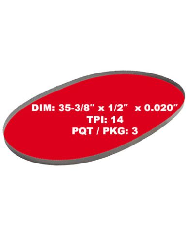 LAME DE SCIE A RUBAN 35 3/8" 14TPI PQT 3 - 48-39-0519