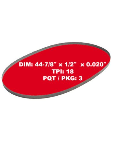 LAME DE SCIE A RUBAN 44-7/8", 18T, PQT 3 - 48-39-0521