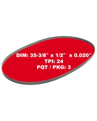 LAME DE SCIE A RUBAN 35 3/8" 24TPI PQT 3 - 48-39-0539