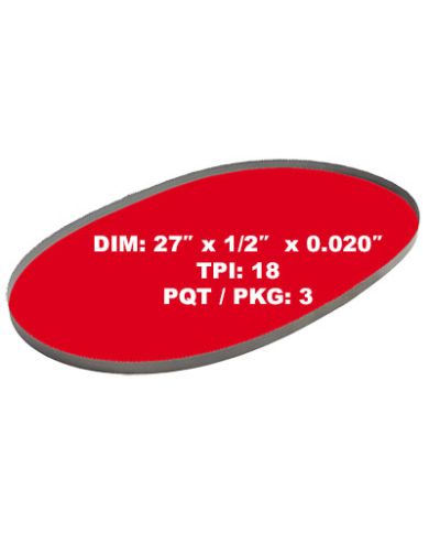 LAME DE SCIE A RUBAN M12 18D PQT 3       - 48-39-0572