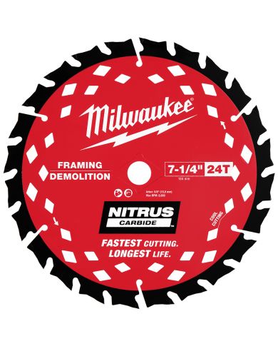 LAME DE SCIE 7-1/4" X 24 DENTS NITRUS    - 48-41-0750