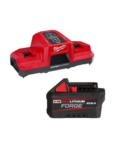 ENS PILE 6.0AH FORGE ET CHARGEUR RAPIDE - 48-59-1861