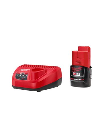 ENS PILE M12 2.0 A/H & CHARGEUR          - 48-59-2420