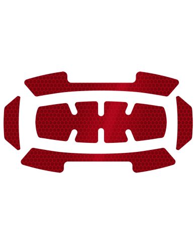 ENS 5 AUTOCOLLANTS ROUGE POUR CASQUE     - 48-73-4603