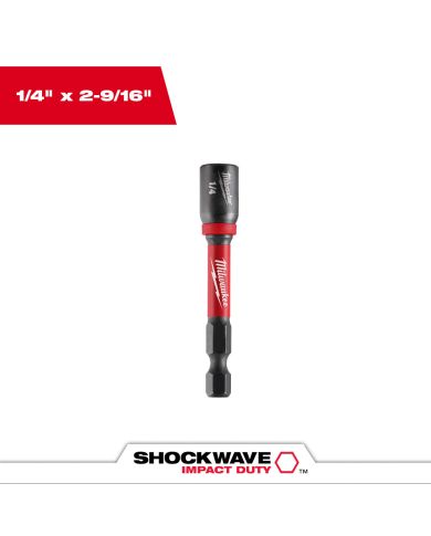 TOURNE-ECROU MAGNETIQUE 1/4x2-9/16" MILW - 49-66-4532