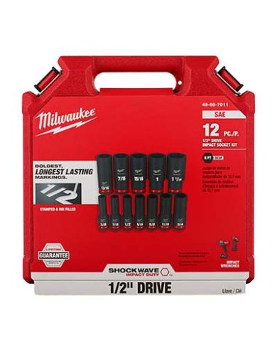 ENS DE DOUILLES 1/2DR IMP. PROF. 12 PC   - 49-66-7011