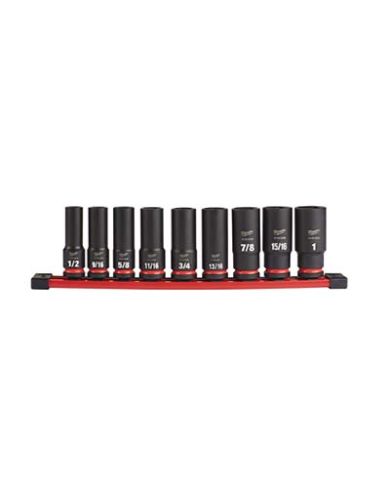 ENS DE DOUILLES IMPACT 1/2" DR SAE 9 MCX - 49-66-7022