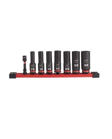 ENS DE DOUILLES IMPACT 3/8" SAE 8 MCX    - 49-66-7024