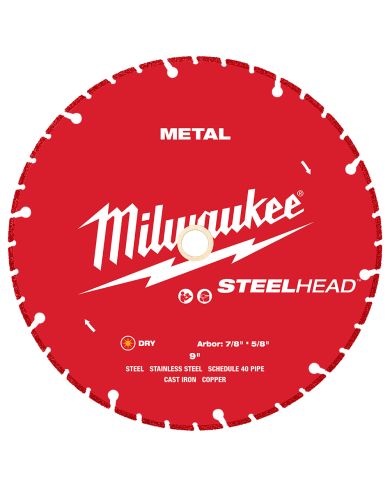 LAME DIAMANTÉE 9" POUR MÉTAL             - 49-93-7825