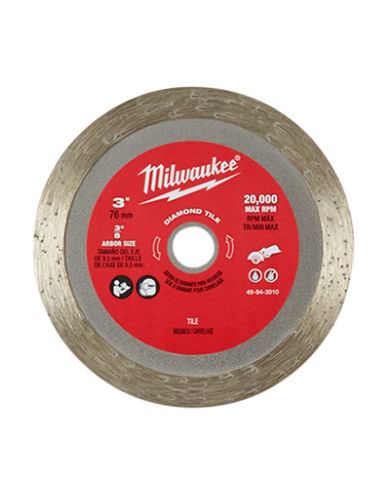 LAME 3" AU DIAMANT POUR CÉRAMIQUE - 49-94-3010