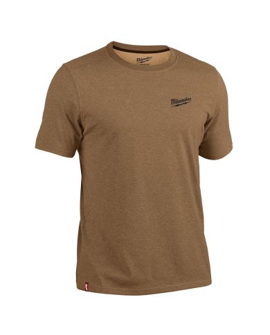 CHANDAIL MANCHE COURTE XLARGE BRUN       - 603N-XL