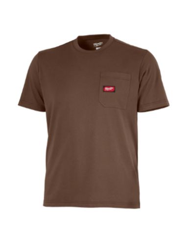 CHANDAIL X-LARGE MANCHE COURTE BRUN - 605BR-XL