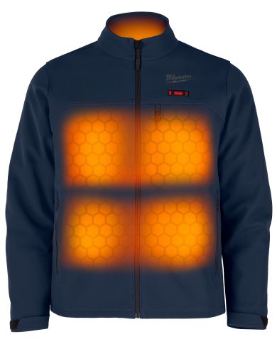 MANTEAU CHAUFFANT BLEU MARIN M12 2XL     - M100U-212X