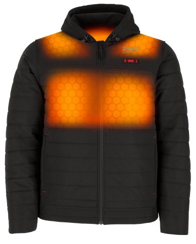 MANTEAU CHAUFFANT AXIS NOIR MÉDIUM - M102B-21M