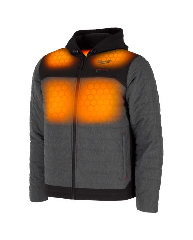 MANTEAU CHAUFFANT AXIS GRIS PETIT        - M102G-21S