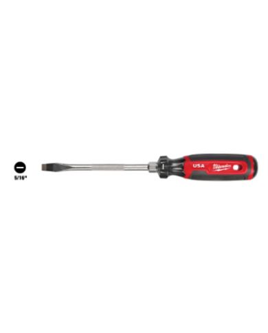 TOURNEVIS PLAT 5/16"X6" POIGN.COUSS. USA - MT207
