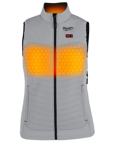 VESTE CHAUFFANTE  M12 GRIS FEMME         - F300G-21