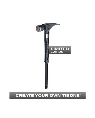 MARTEAU TÊTE USINÉE TIBONE COURBÉ NOIR   - TIB15MC-CBL