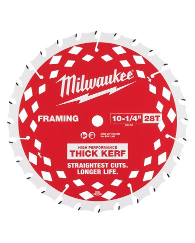 LAME DE SCIE 10-1/4" 28D MILWAUKEE