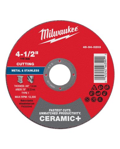 MEULE 4-1/2" x .045" x 7/8" TYPE 1