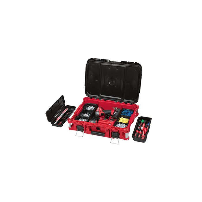 thumbnail image 2 of Milwaukee Packout 22" Tool Box - IP65 Rated Weatherproof Storage With Organizer Trays 2 of 6