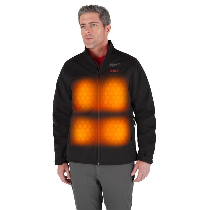 Veste Chauffante USB 9 Zones - Taille M à 6XL, Noir, Pour Ski Randonnée Hiver