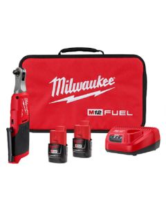 M12 FUEL 3/8" RATCHET, 2 BATTERIES - 2567-22