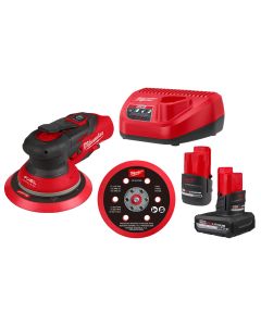 3/16" M12 FUEL 6" ORBITAL SANDER KIT - 2585-22CX