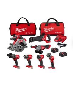 7 TOOLS COMBO BRUSHLESS KIT, 18V FUEL - 3697-27