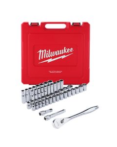 ENS DOUILLES & ROCHET 1/2" SAE/MÉT 47 PC - 48-22-9010