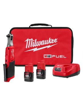 CLÉ À ROCHET 3/8" M12 FUEL, 2 PILES      - 2567-22