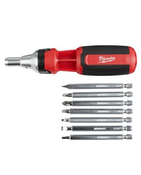 9 IN 1 MULTI-BIT RATCHET SCREWDRIVER     - 48-22-2322