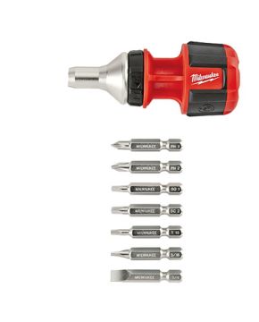 8 IN 1 STUBBY MULTI-BIT RATCHETING       - 48-22-2330