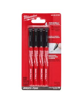 MARQUEUR NOIR POINTE ULTRA FINE 4 PKG - 48-22-3164