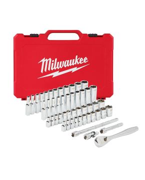 ENS DOUILLES & ROCHET 1/4" SAE/MÉT 50 PC