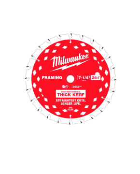 7-1/4" X 24T THICK KERF FRAMING BLADES   - 48-41-0740