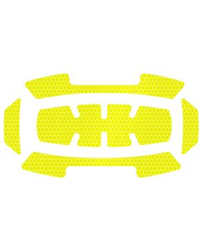 ENS 5 AUTOCOLLANTS JAUNE POUR CASQUE     - 48-73-4601